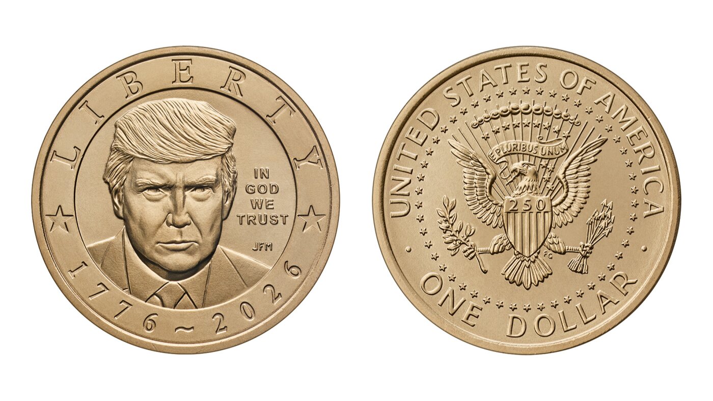 Koin $1 Trump yang baru tidak hanya melanggar norma. Para ahli mengatakan hal itu juga melanggar hukum
 | beritakitanih