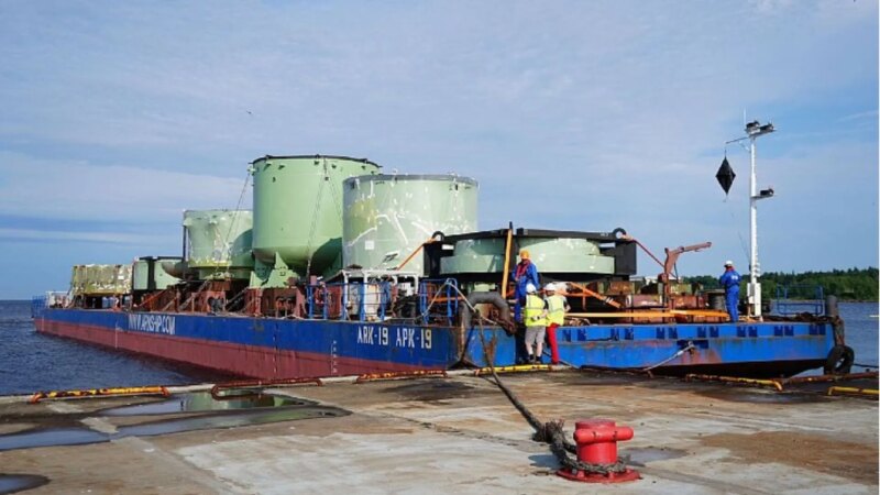 Penangkap inti terakhir untuk reaktor nuklir generasi berikutnya Rusia tiba setelah perjalanan sejauh 1.200 mil
 | beritakitanih